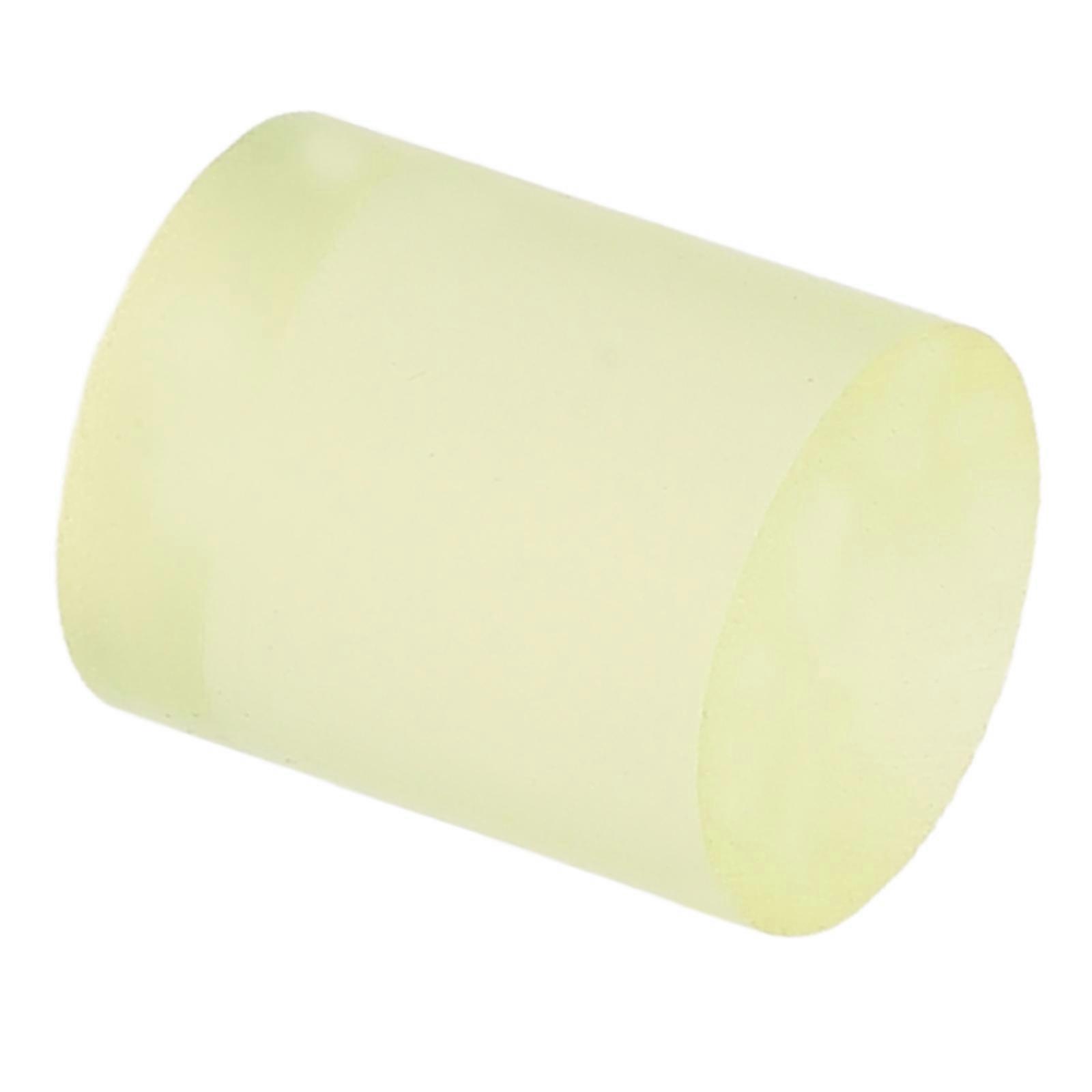 Durable Polyurethane Yellow Crutch Tips for Stability Lightweight NonSlip Walking Cane Accessories 0.5 inch