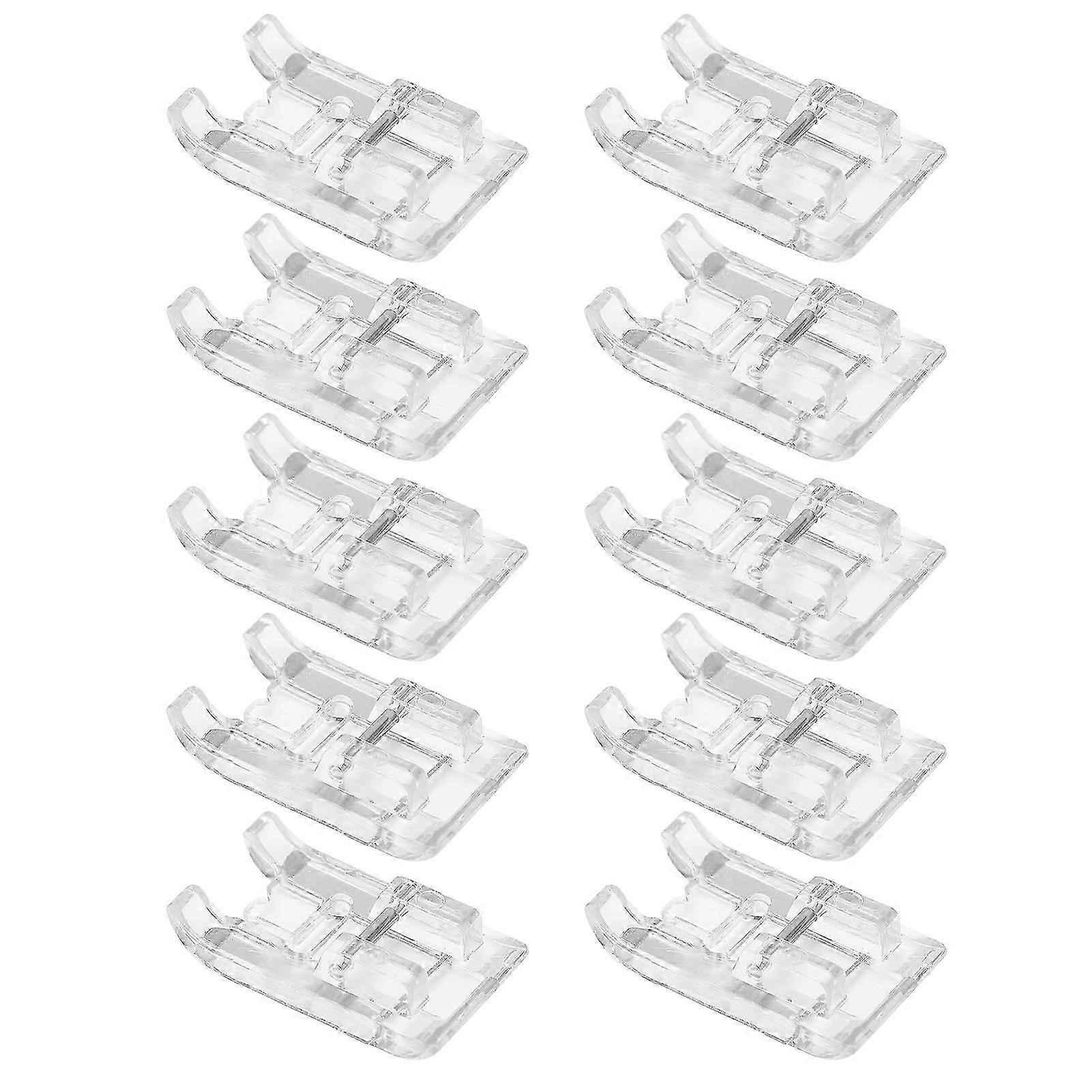 10Pcs Satin Stitch Pied Multifonctionnel Accessoires de machine à coudre pour usage domestique