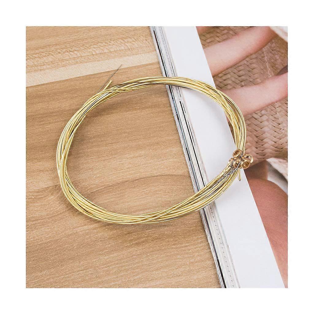 Metal strings for classical guitar, durable steel wire, tuning fork, parts of instruments with access to parts, brass