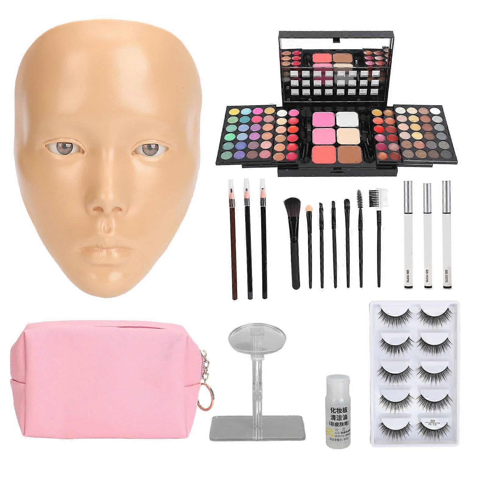 Reusable 5D Makeup Face Board Kit with Cream & Liquid for Training