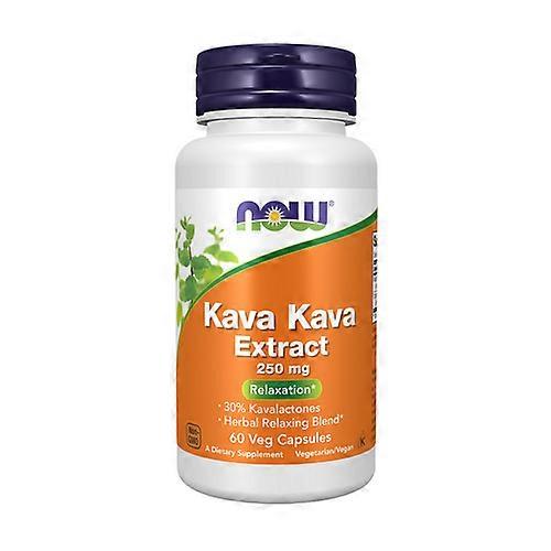 Now Foods 卡瓦卡瓦提取物，250 毫克，60 粒（1 包）