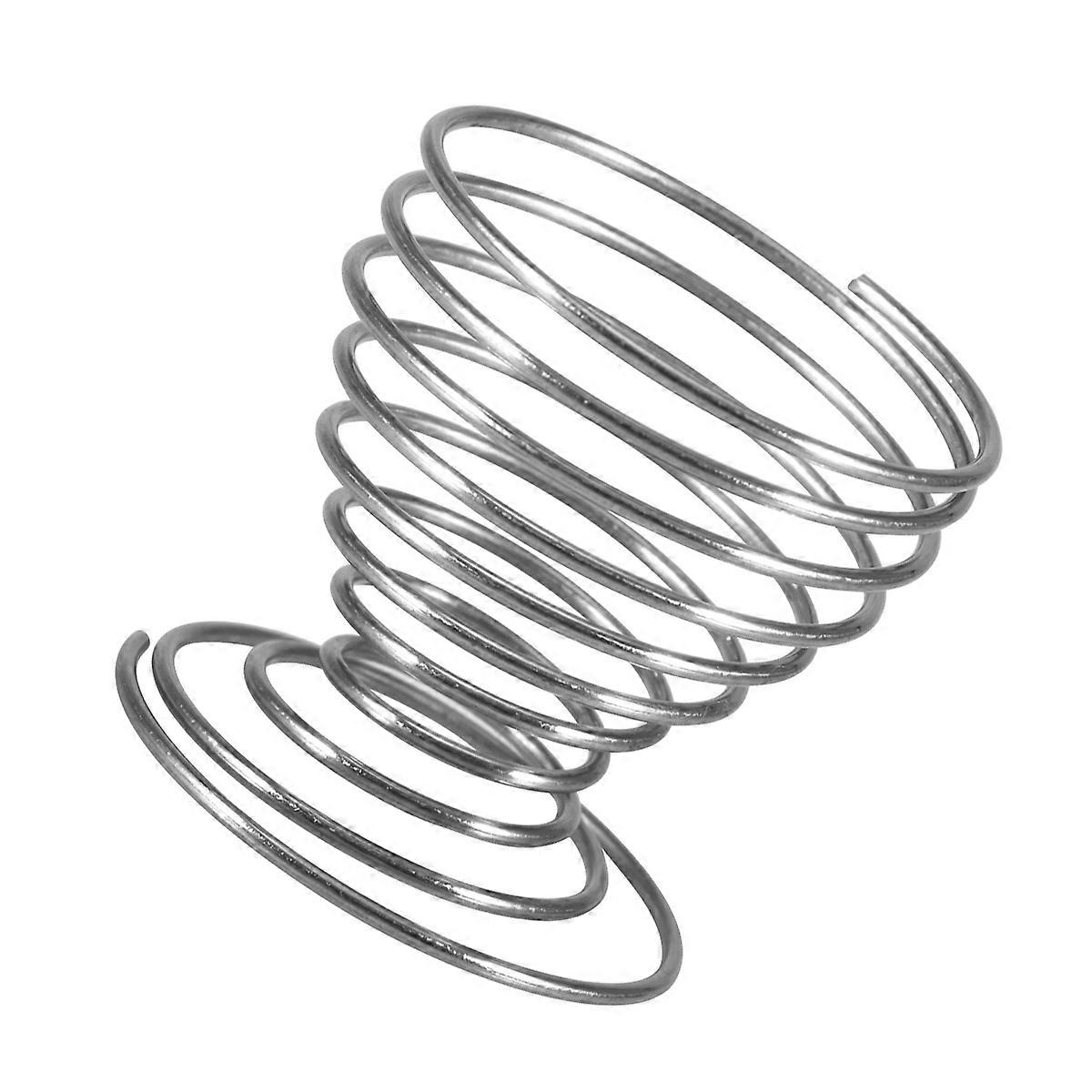 Spring Wire Egg Tray Storage Non-stick Silver 4.5 * 4.5 * 4.5 Cm Reusuable 4Pack