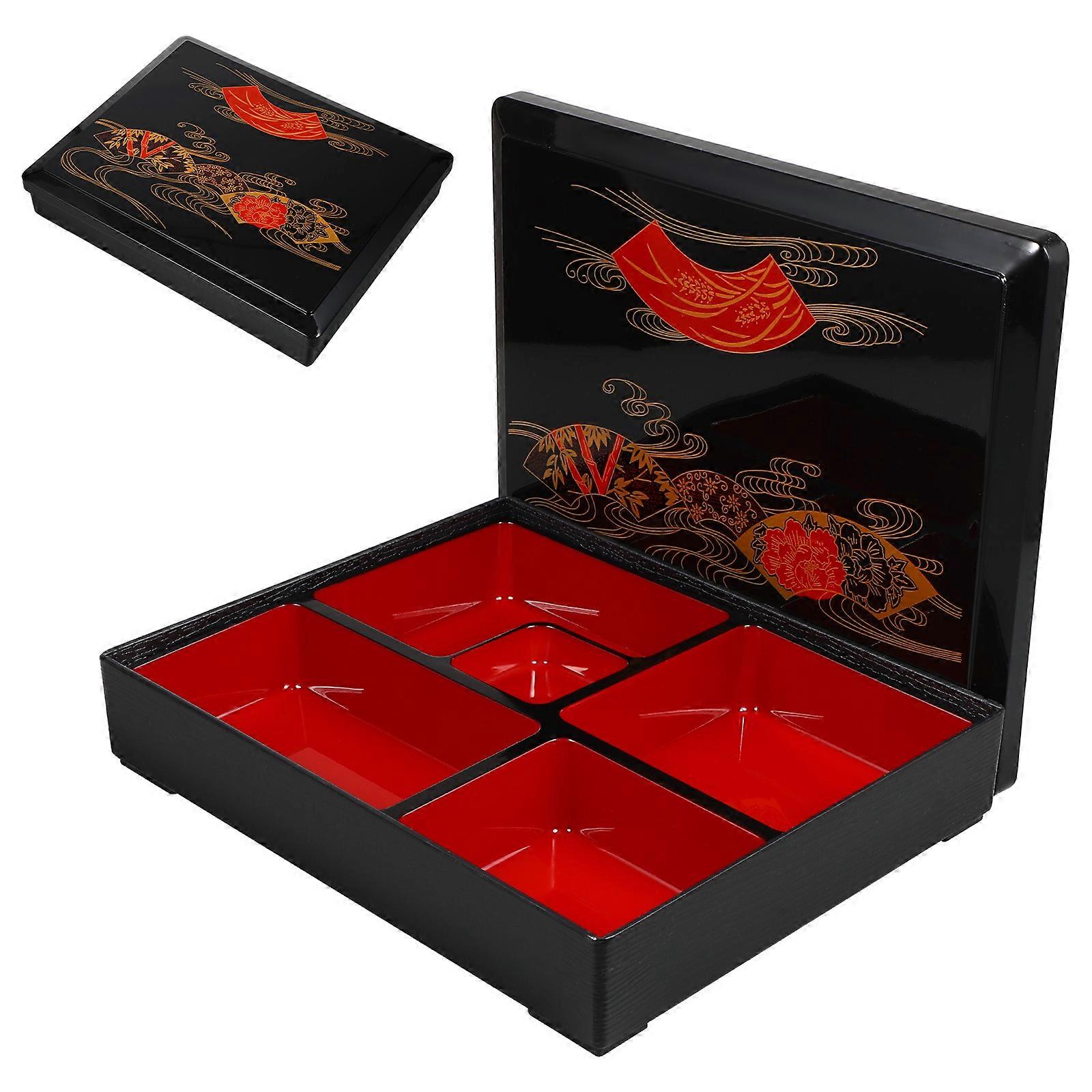 Bento Box 1Pcs Multi with 5 Grids No Mix for Storage Use