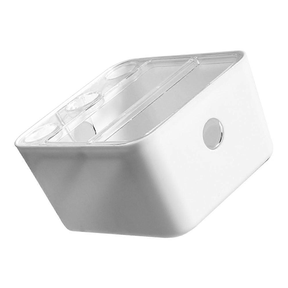 Student Desk Organizer Daily Necessities Storage Plastic Bathroom Organizer Rectangular Shape Simple Design For Home Use 1Set