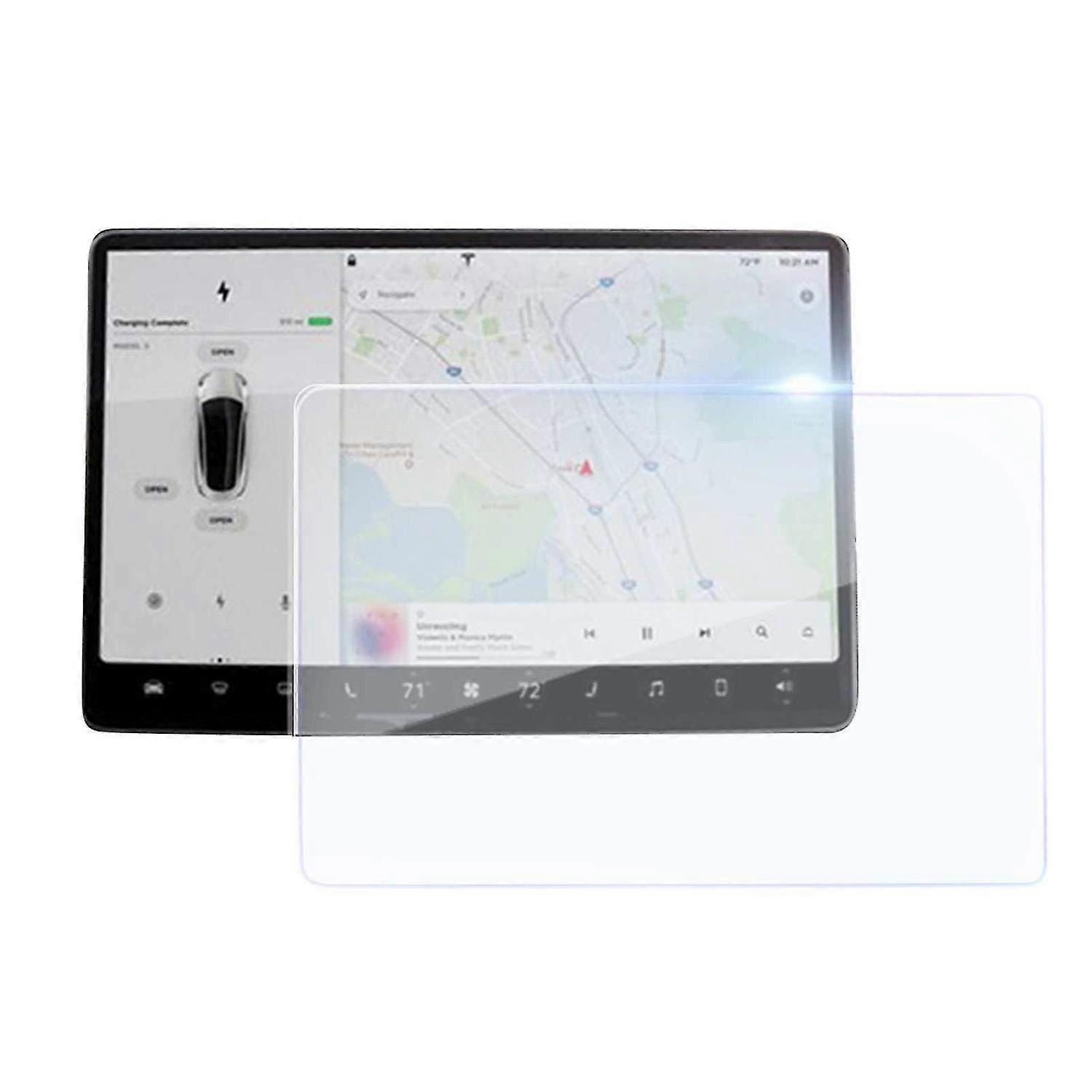 Matte Screen Protector Compatible with Tesla Model 3 and Model Y, Anti-Scratch Durable Navigation Display Cover