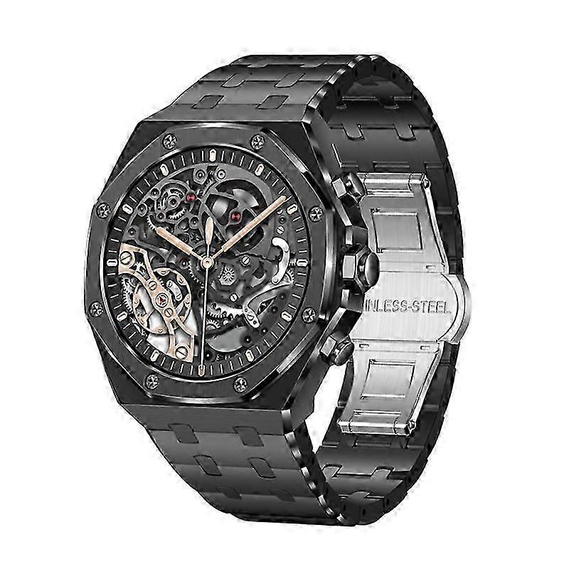 Business Smartwatch with Bluetooth Calling, Large Screen, Blood Oxygen, Sleep, and Health Monitoring(Black)