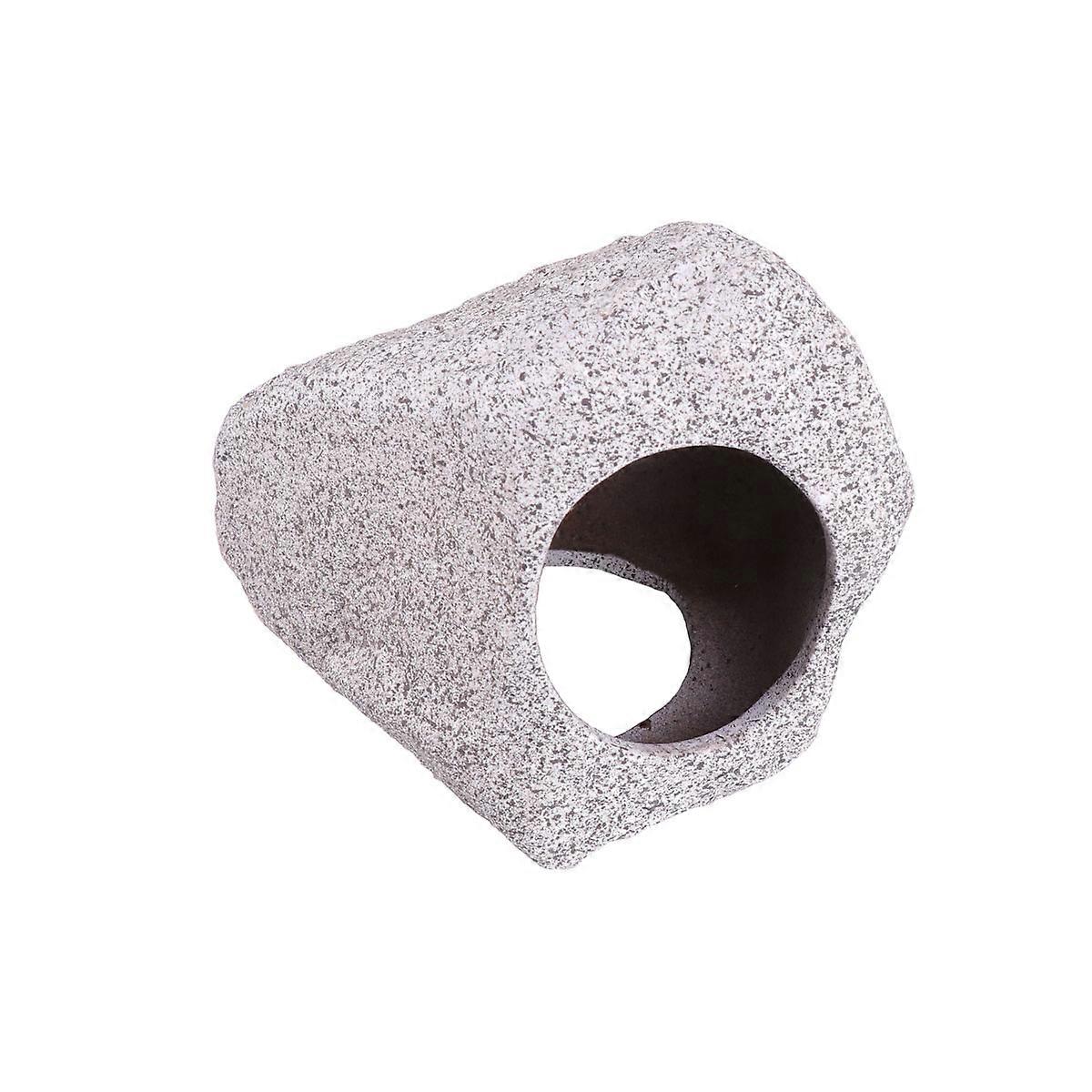 Aquarium Habitat Decorative Resin Fish Shrimp Hiding Cave 8x8x8cm Aquarium Ornament 1Pack