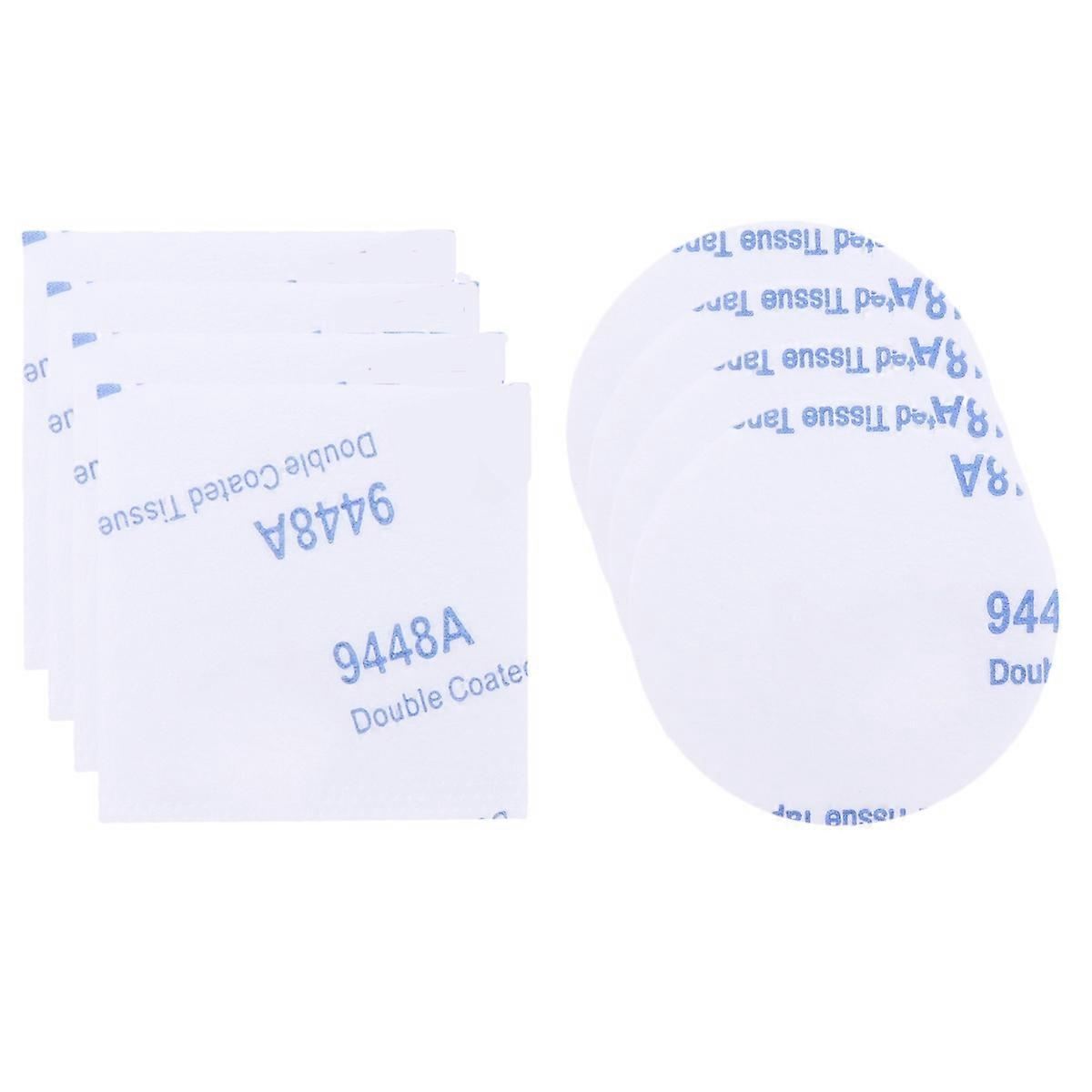 56pcs Double Sided Eva Wall Stickers Removable Adhesive Decals for Home Decoration Round Square Holders for Bedroom Living Room School Use