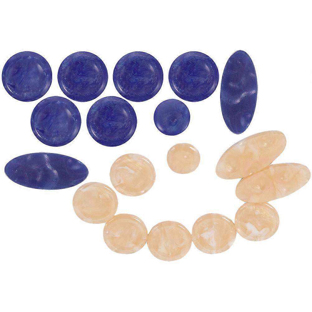 אלטו טנור סופרן סקסופון כפתורי מפתח שיבוץ דקורטיבי מוזיקאי מתנה נותן כחול 2.5x1 ס"מ 18 יחידות