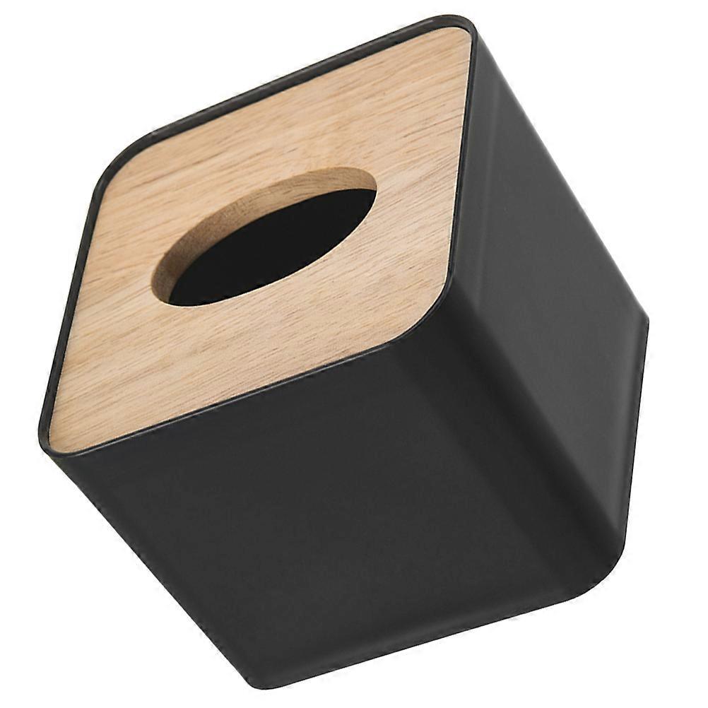 Stylish Desktop Tissue Box Holder for Home or Office Compact & Elegant Napkin Storage Case with Easy