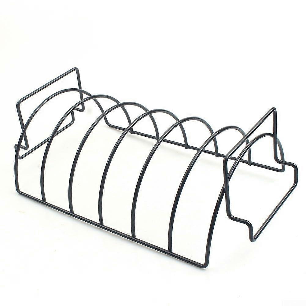 Spacesaving Vrack design for efficient grilling of various meats and poultry.