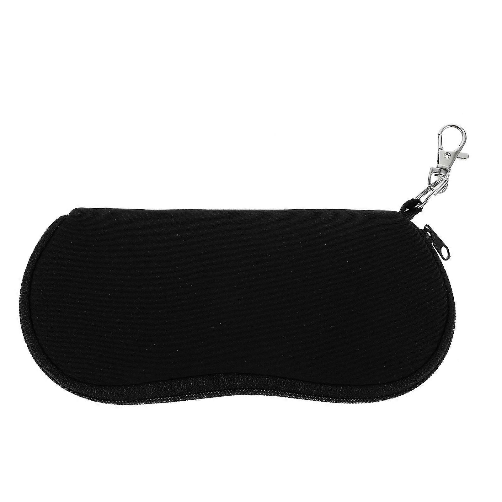 Compact Glasses Case Neoprene Eyewear Case Portable Scratch Protection For Sunglasses And Eyeglasses 1Set