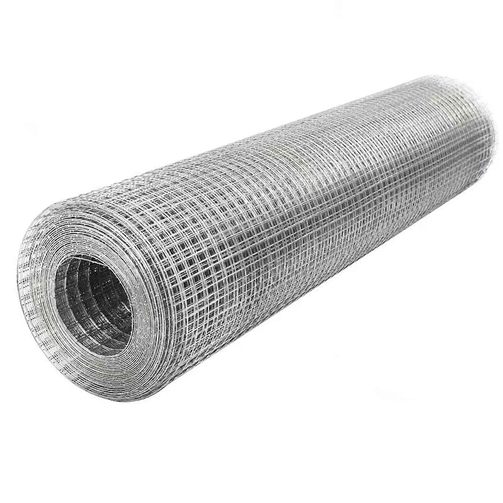 304 Stainless Steel Wire Mesh Welded Wire Fence, 1m x 5m Square Chicken Coop/Garden Netting, Durable Grid Accessory