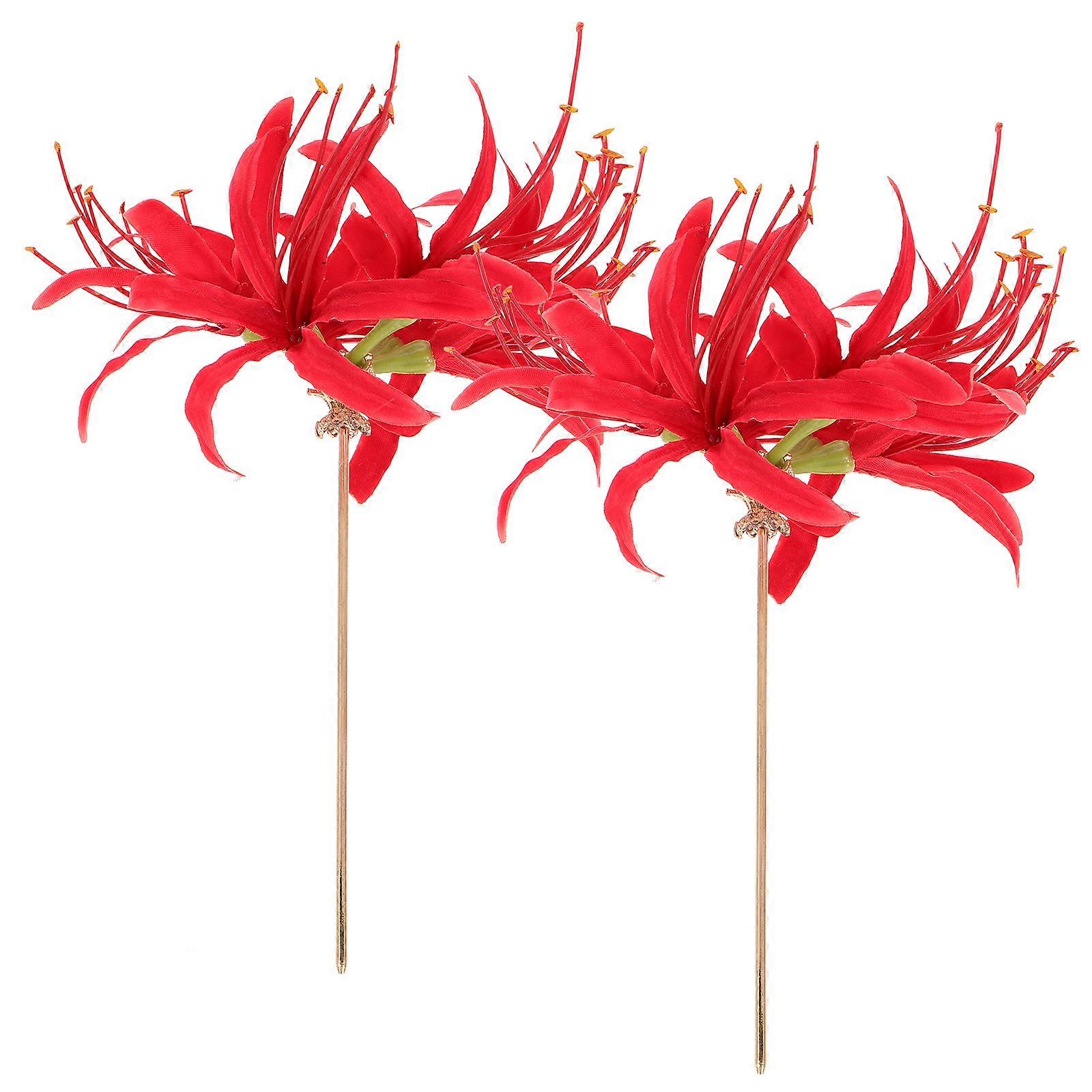 Retro Asian Chinese Style Hair Chopsticks Enhanced With Realistic Flower Design Ideal For Photography And Unique Events 1 Pair