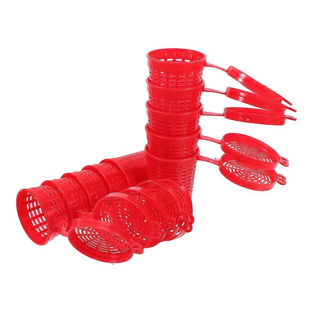 20PCS Carp Fishing Bait Trap Basket Durable Lure Holder Outdoor Fishing Compatible with Lobster Nets Shrimp Cages Enhances Bait Release Catch Rate