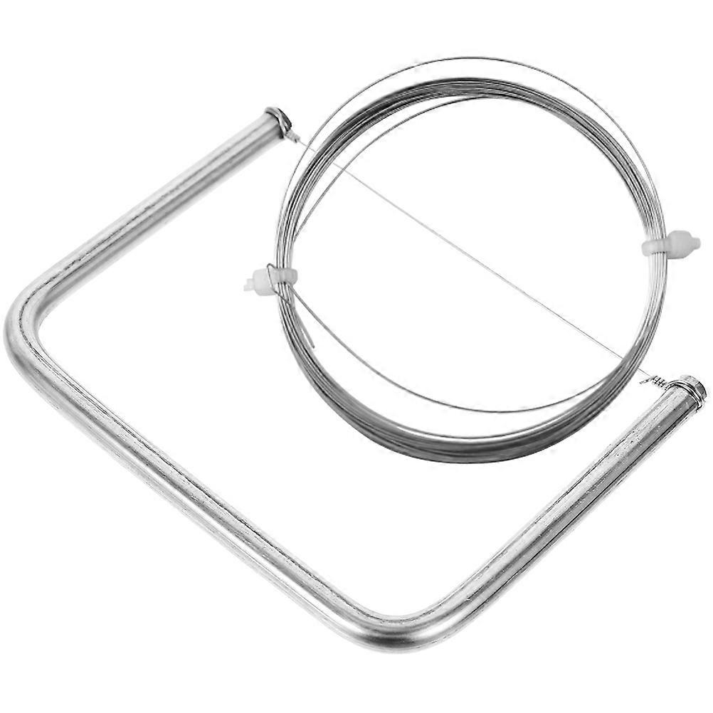 Pottery Sculpting Cutter with Stainless Steel Wire for DIY Clay Crafts and Shaping Silver Color 1