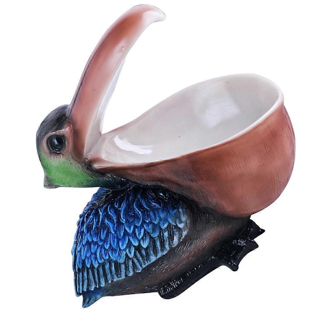 Desk Trinkets Resin Toucan Figure Key Organizer Party Decoration Stylish Design 8.5×8.3×4.7in General Users