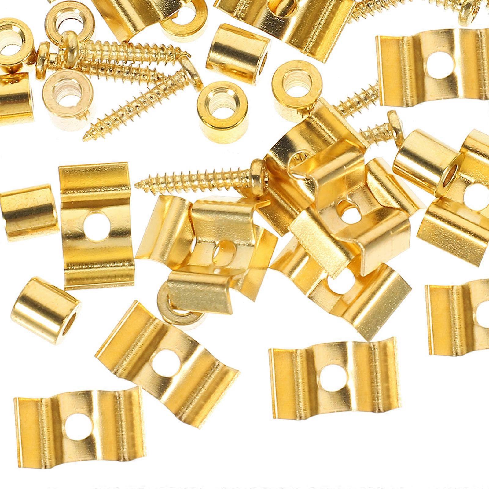 Electric Guitar String Retainer Golden Metal Press String Retainer 10Set