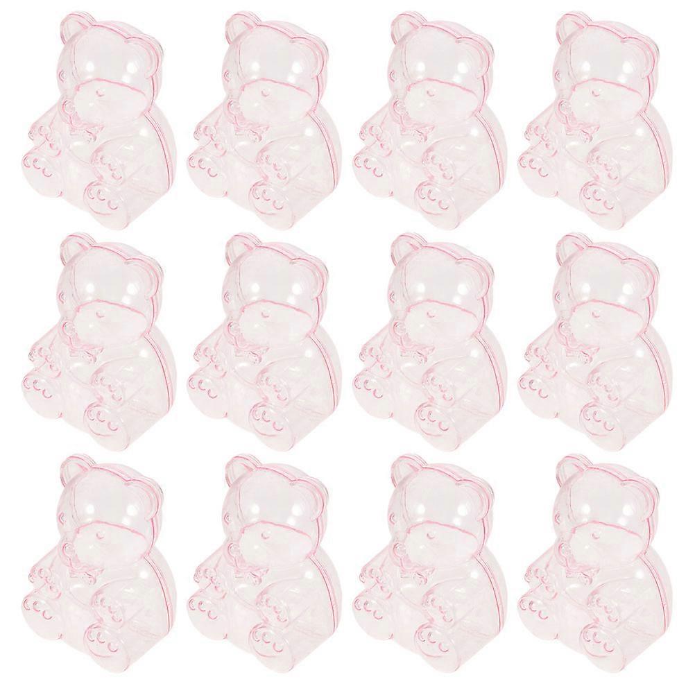 Bear Shaped Candy Boxes Favors Sweets Packaging 12Pcs