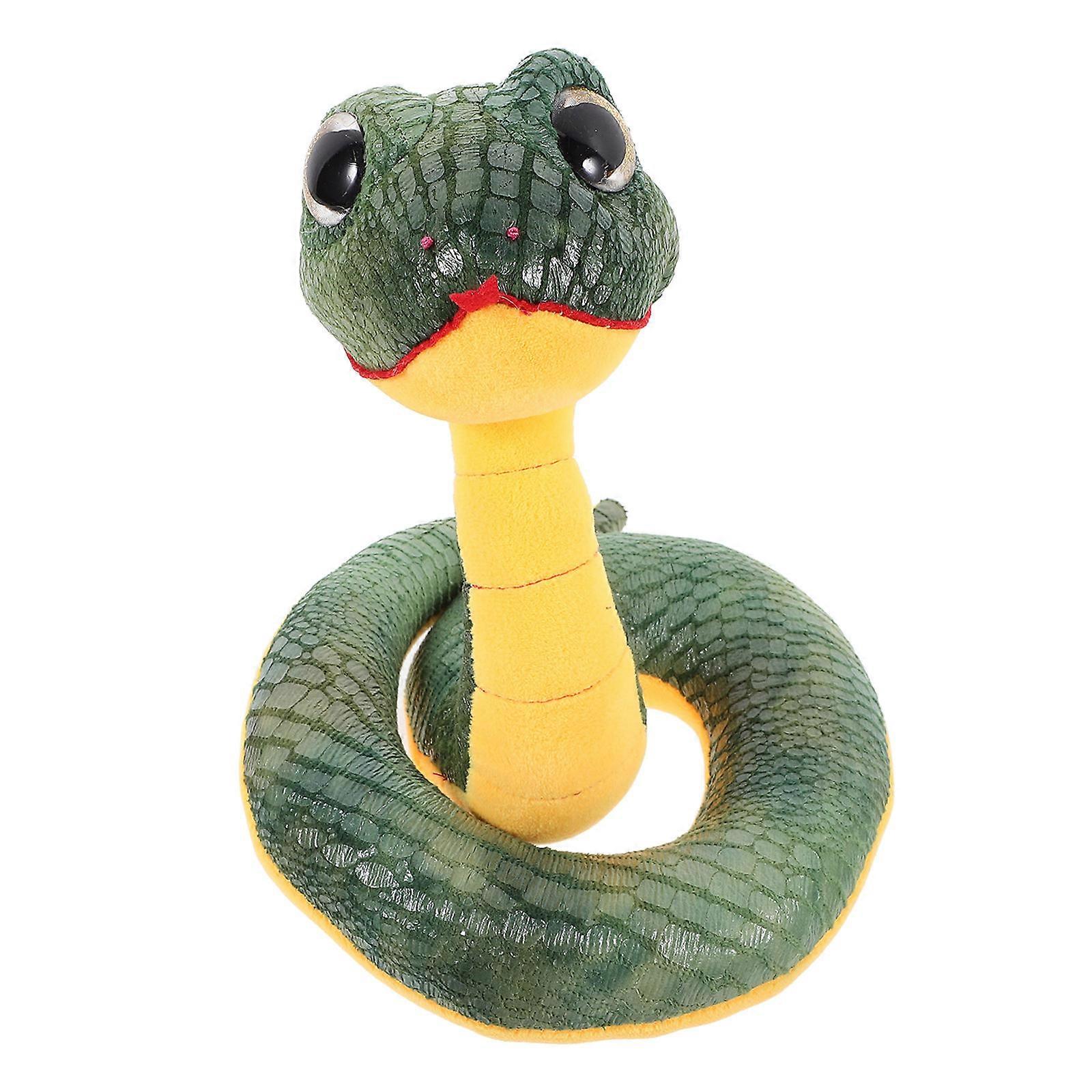 Realistic Giant Snake Plush with Lifelike Details for Party Decor Multi Color 2025 Year of the Snake Mascot Toy
