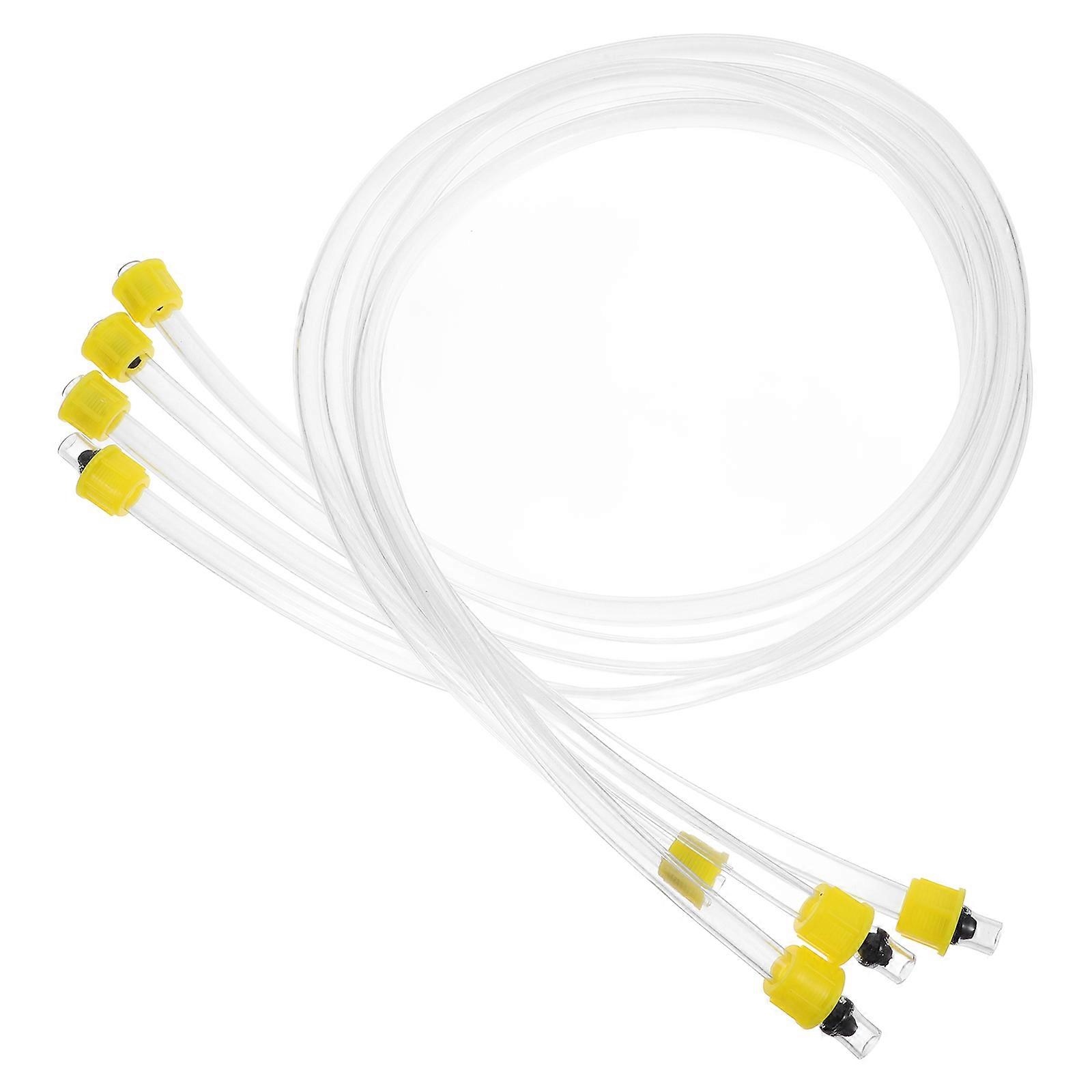 Worgeous 4pcs High Pressure Sprayer Parts Flexible PP Replacement Hose Soft Tubing for Sprayer Agricultural Use Sprayer Parts and Repair