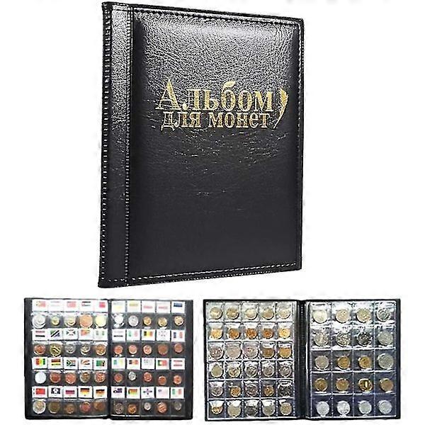 In-line memory coin collection book
