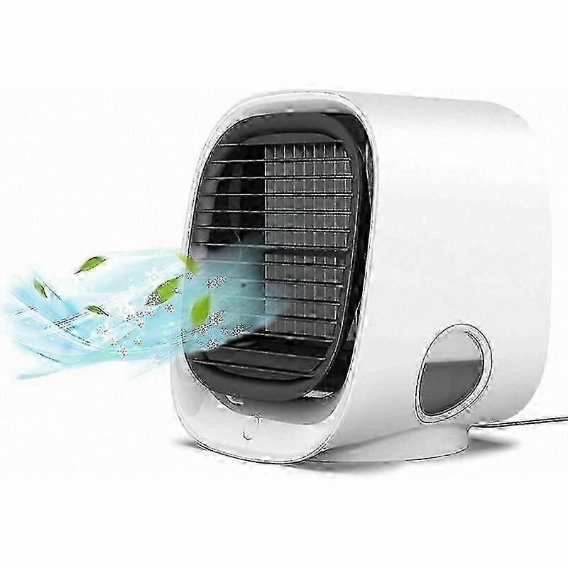Mini Portable Air Cooler, 3-in-1 Evaporative Cooling Fan with 3 Speed Settings, Personal Quiet Air Conditioner for Home and Office Use