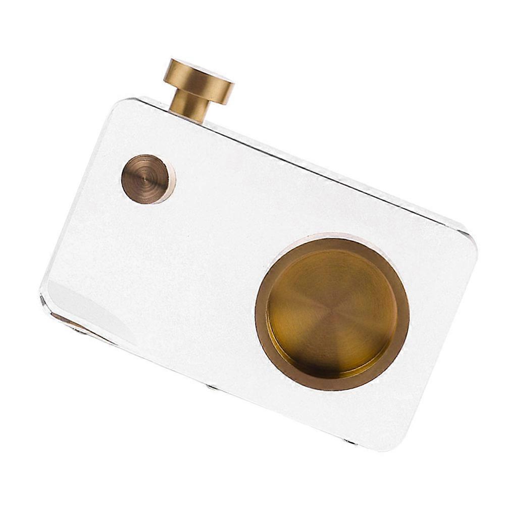 Delicate Crystal Decor Camera Shaped Ornament for Collectors Small Size 1Set