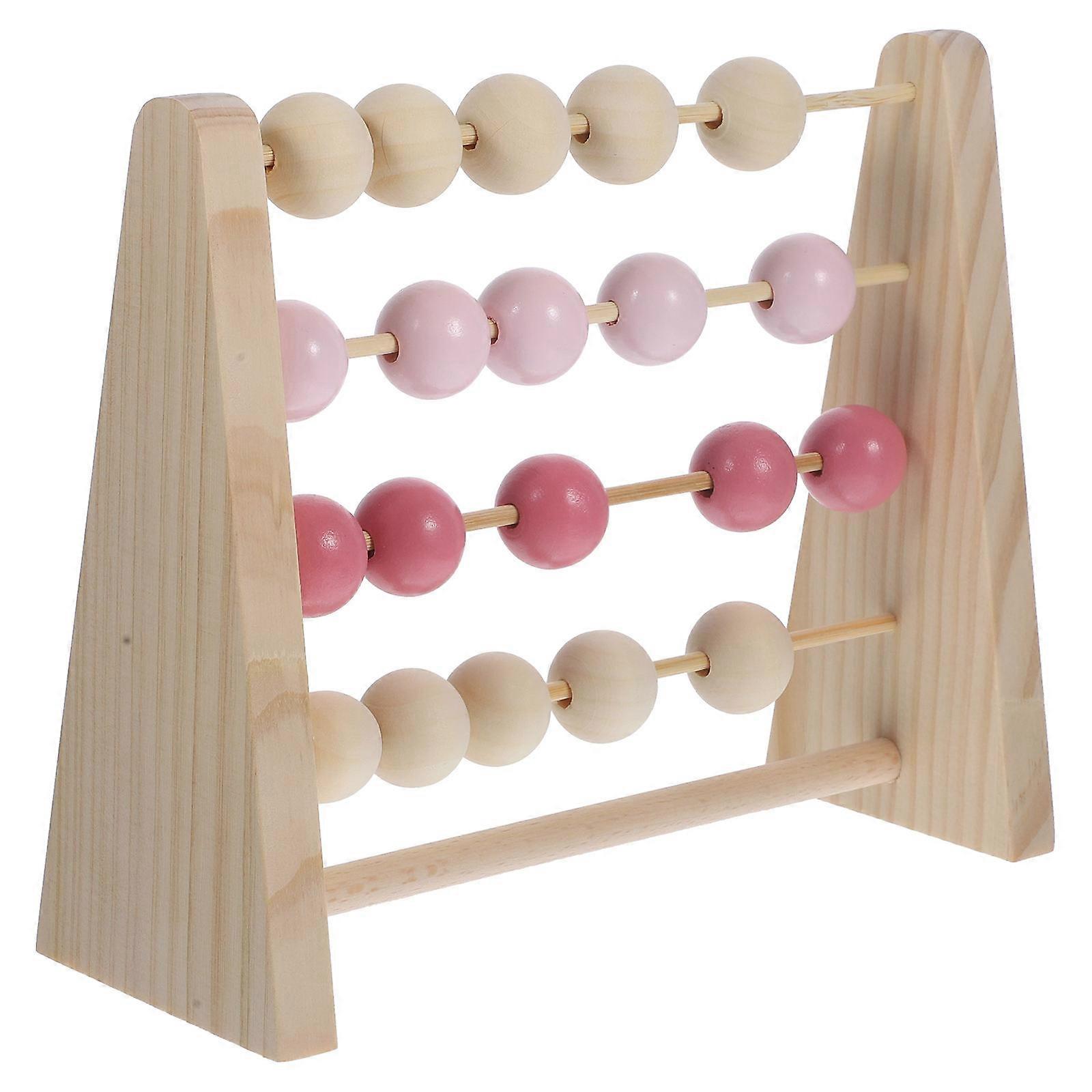 Abacus Counting Toy Educational Wooden Tool For Kindergarten Teaching 22X18CM 1 Set