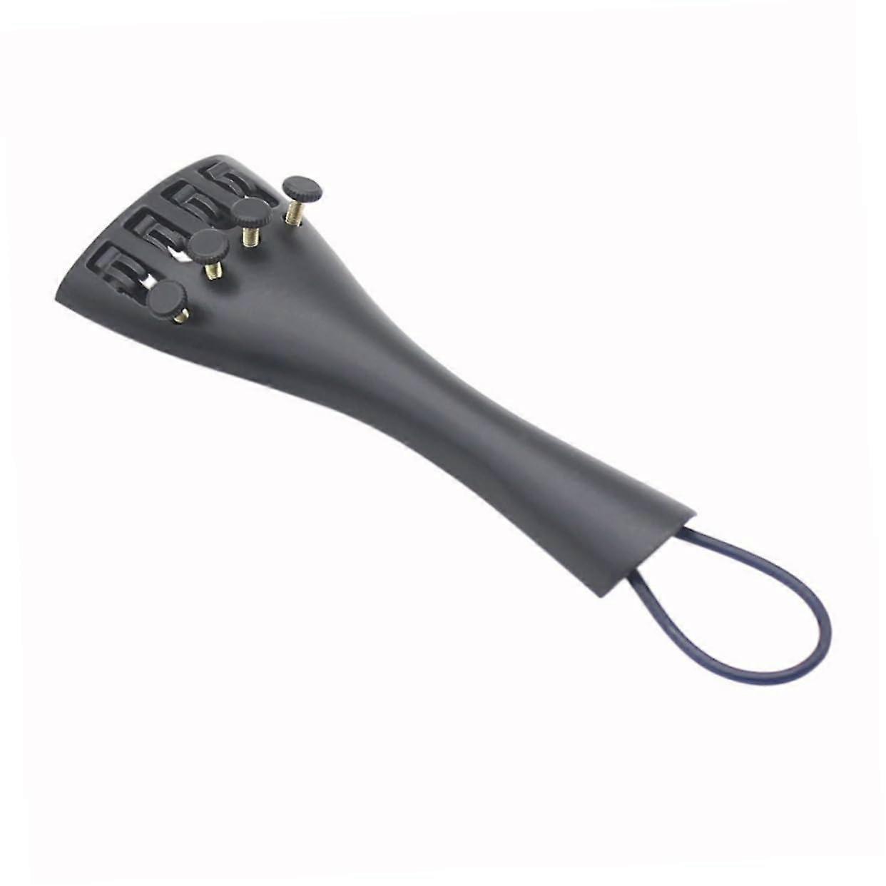 4/4 Violin Tailpiece for String Instruments, Aluminum and Plastic, EasytoInstall Tailpiece