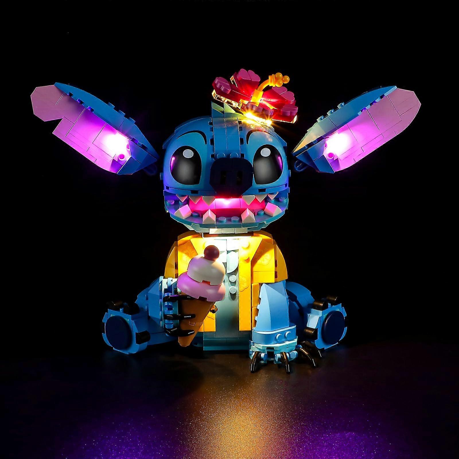 LED Light for  43249 Disney Stitch Building Blocks Model ( Set Not Included) Stitch.