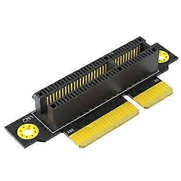 PCI-E 4X 3.0 90 Degree Reverse Male to Female Riser Card for 1U Server
