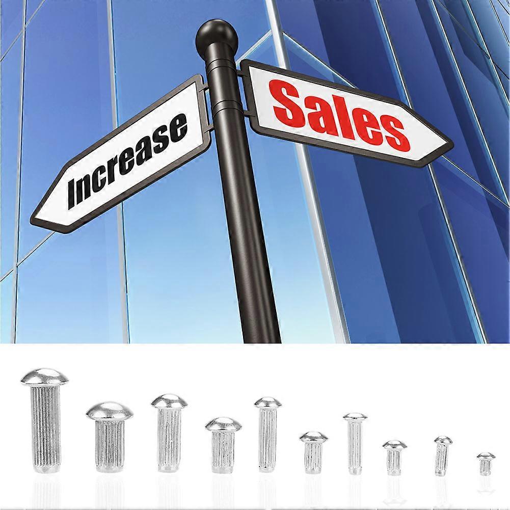 160pcs M2-M5 Stainless Steel Round Head Solid Rivets Set