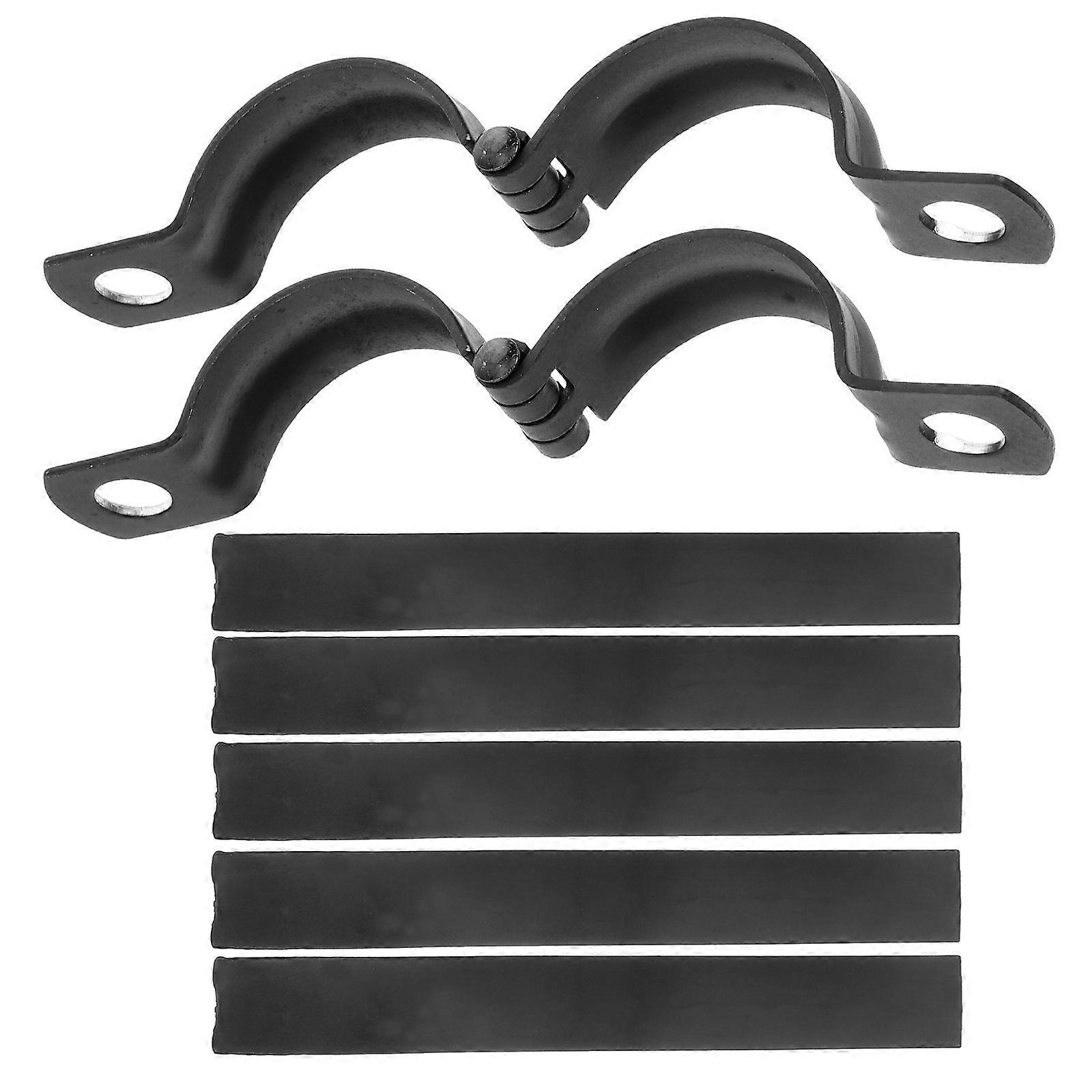 Retro Design Light Code Lamp Holder For Driving Safety With 1 Set Durable Support In Black For Motorcycle Lighting Accessories