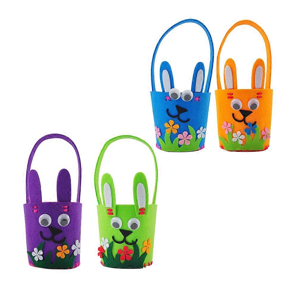 Kids' Easter Flower Basket Craft Set, Stimulates Practical Abilities, Safe Materials