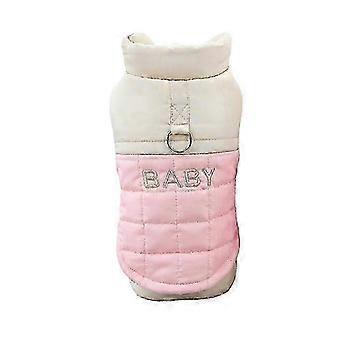 Winter Warm Jacket Vest for Small Dogs with D-ring - Suitable for Chihuahua, Maltese, Bulldog
