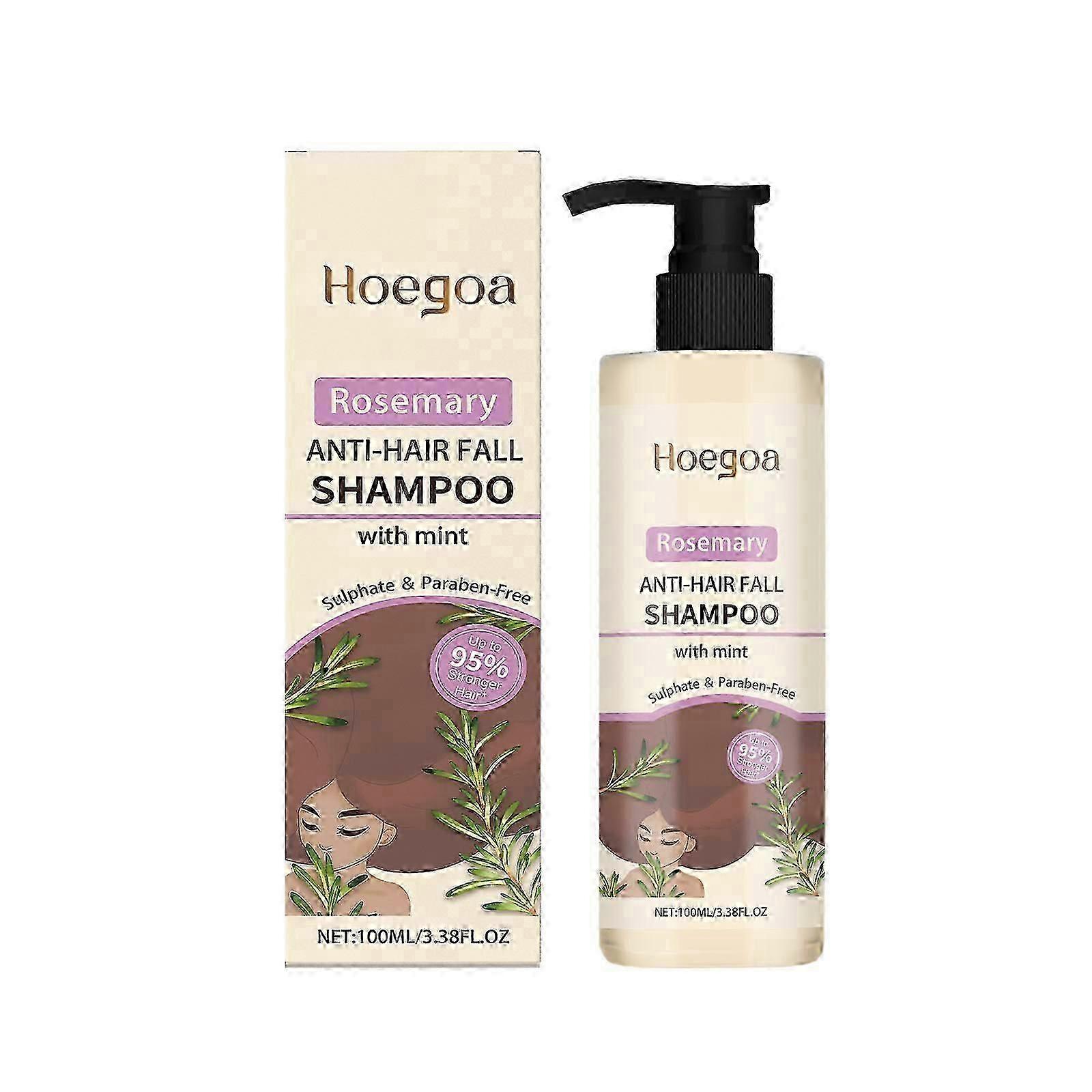 Hoegoa Rosmarin Shampoo Reinigt das Haar, pflegt das Haar, macht es weich, glatt und glänzend