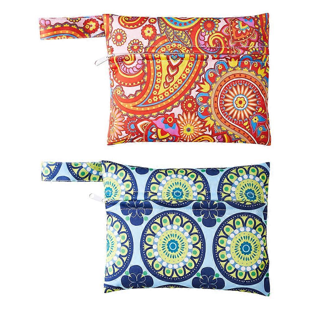 Convenient Tampon Pouch 2Pcs For Women Waterproof Assorted Color Small Bag School Office Indoor Outdoor