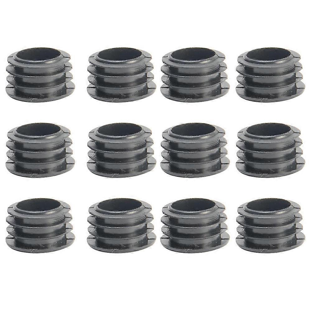 Cyclists Preferred Black Bike Handlebar Grip Stoppers For Efficient Protection During Road And Mountain Bike Use Plastic Material 12Pack