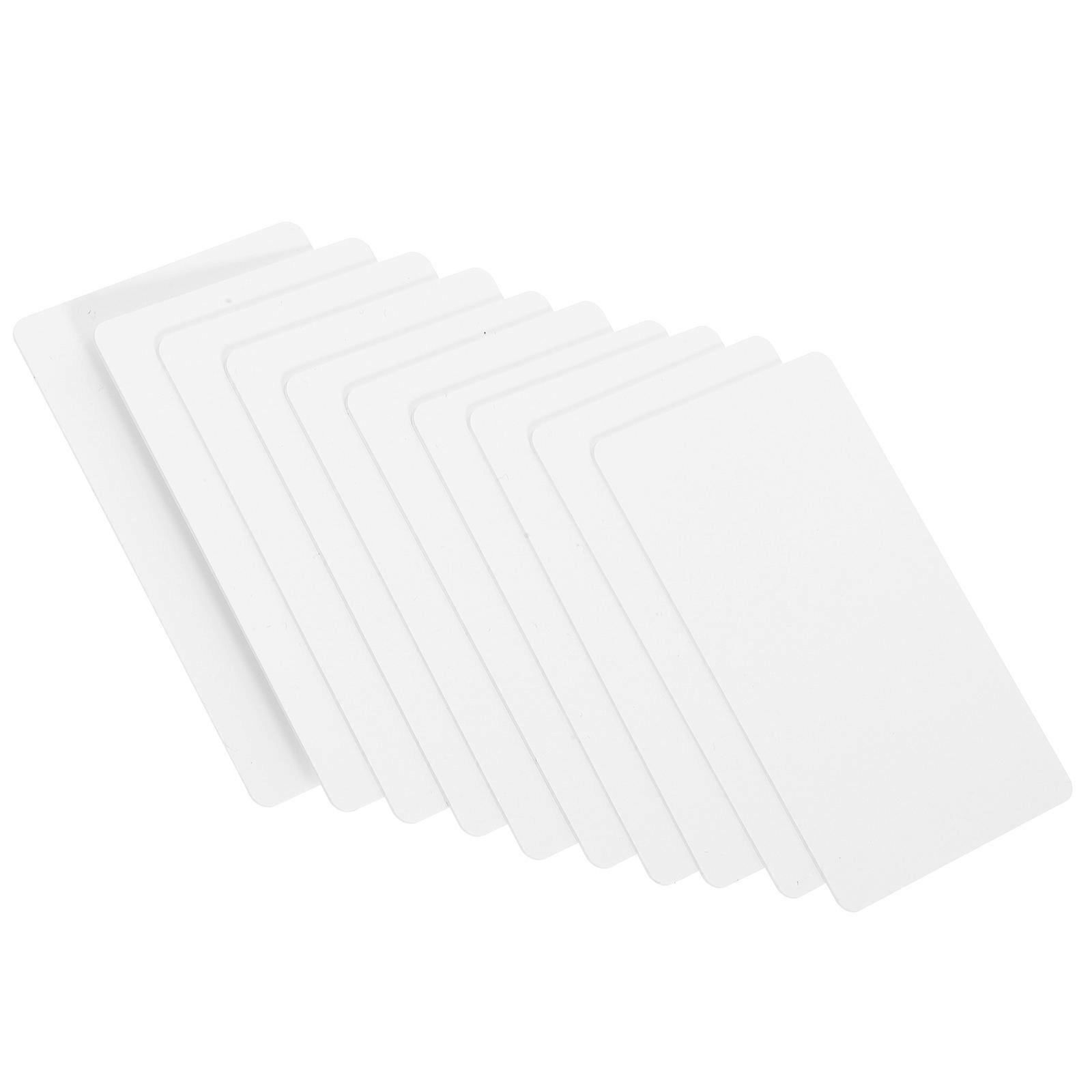 Card Multi-Use Blank Suitable For Gamers 8.55X5.40X0.10CM Compatible With Gaming Consoles 10Pack