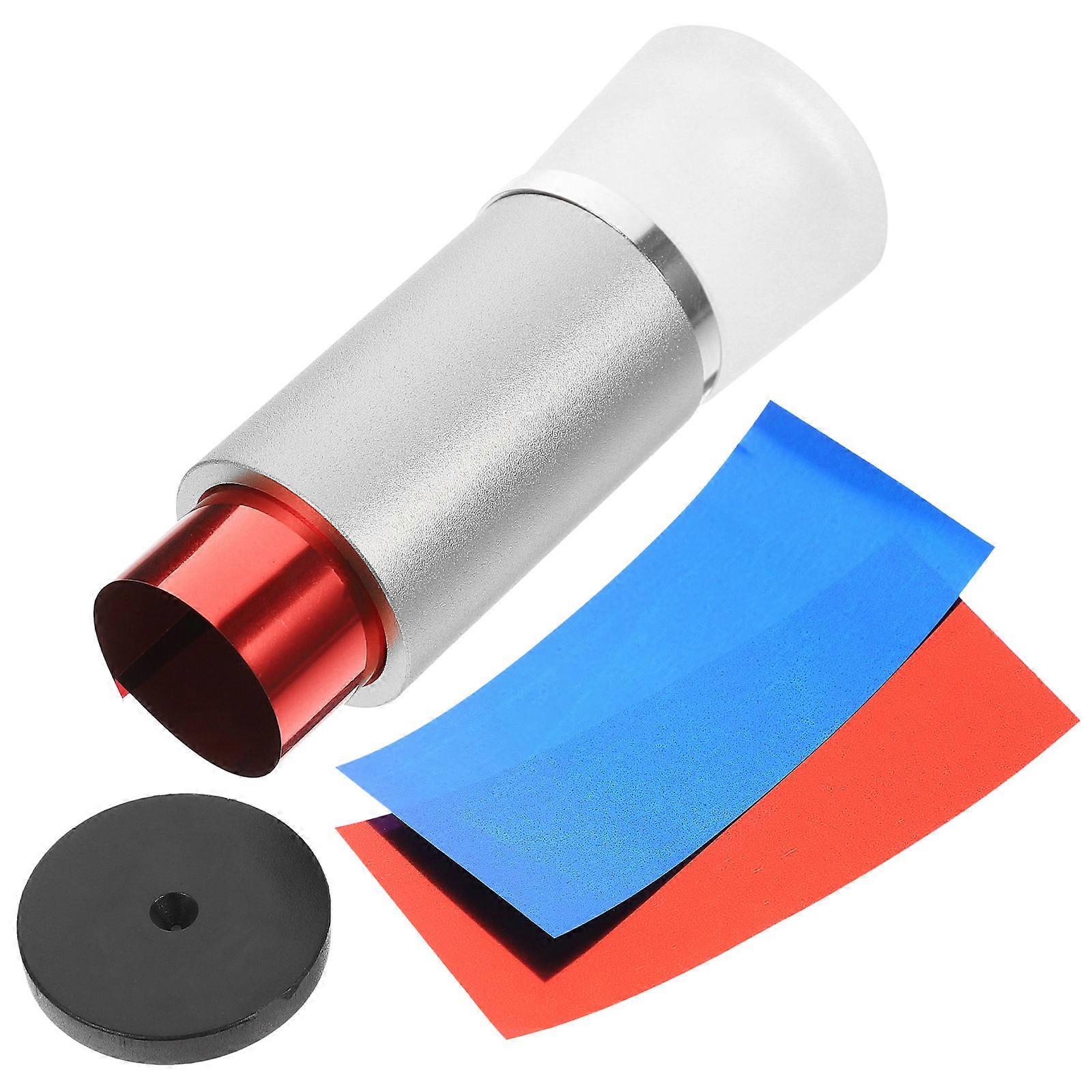 Dual Lens Pocket Jewelry Loupe Practical Design For Jewelry Inspection 6.5X2.8cm Silver Magnification 1Set