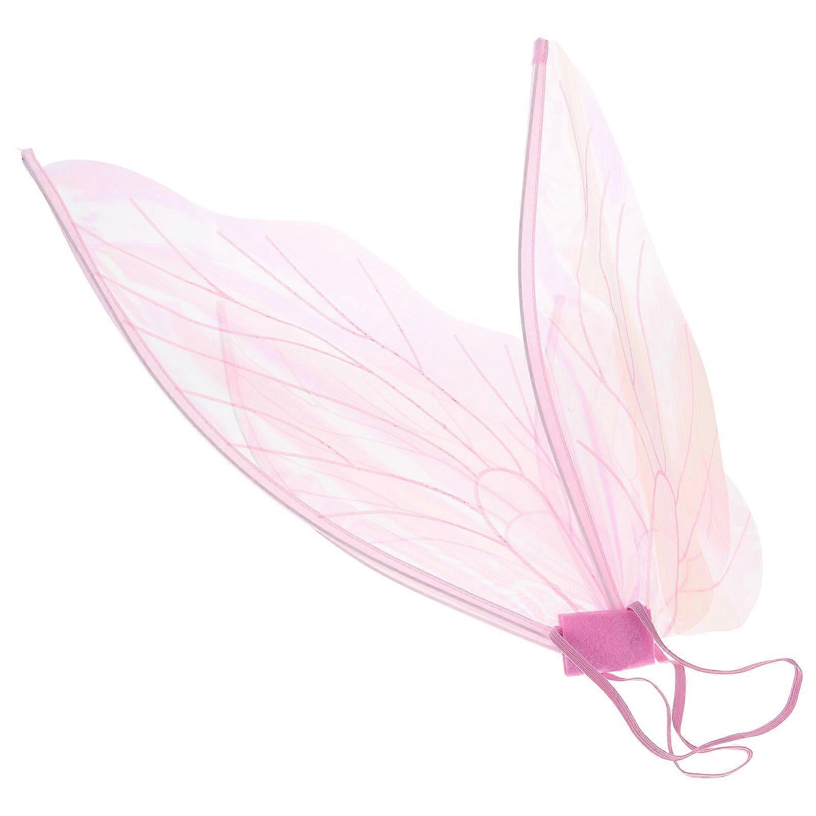 Lightweight Cosplay Wings With Unique Design For Theatrical Performances Pink Color 1Pcs