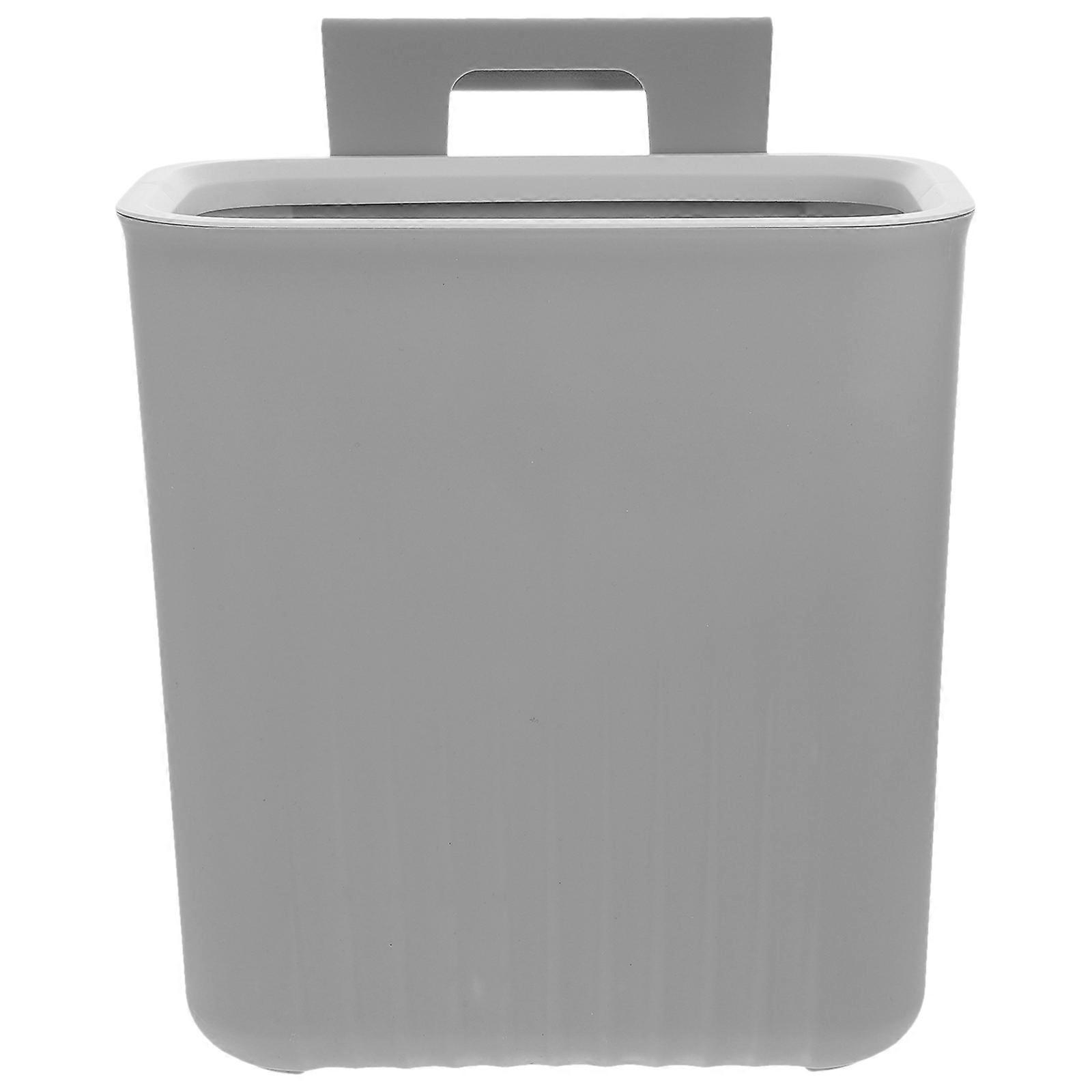 Kitchen Trash Can Plastic Wall Mounted for Cabinet Door Hanging Garbage Bin
