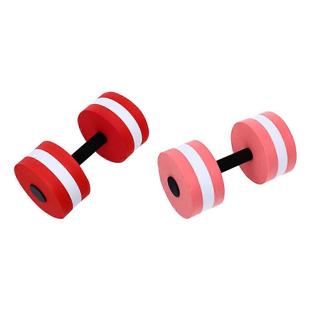 Wear-Resistant Pool Dumbbells Designed For Water Aerobics 26X15Cm Portable 2Pack