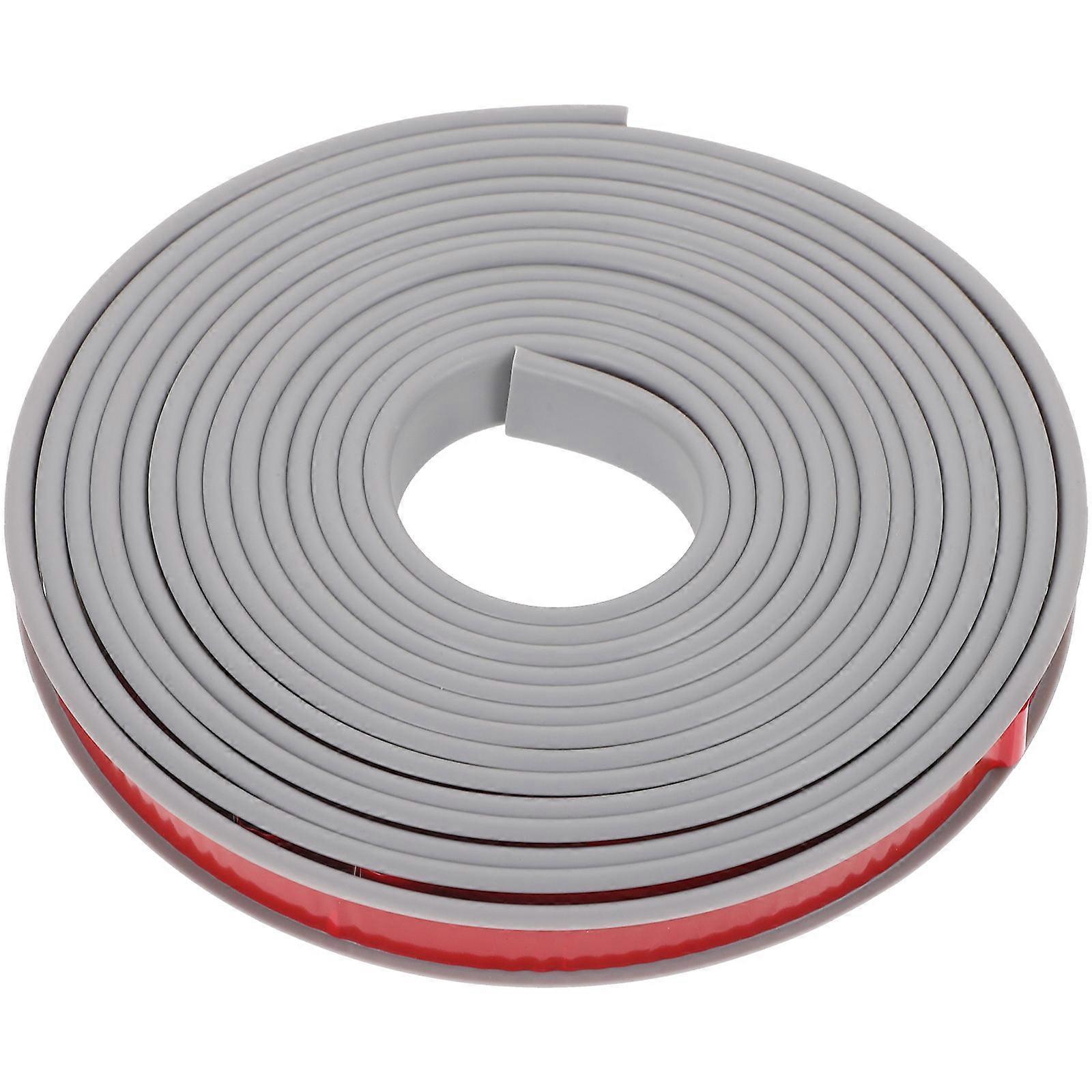 キャビネット改修用エッジバンディングテープ粘着家具エッジングストリップ 500.00X1.70X0.40CM グレー TPE 1セット