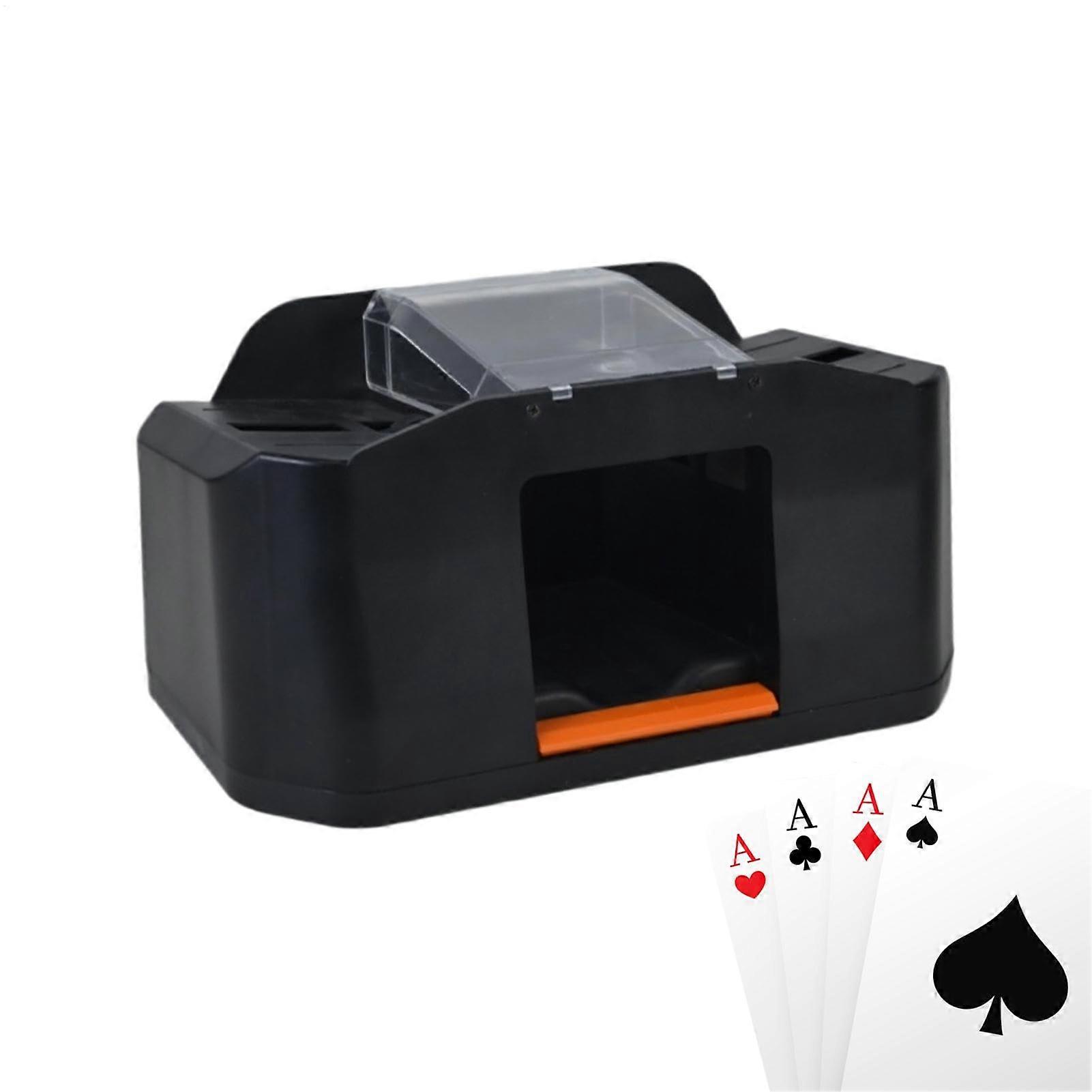 Automatic Card Shuffler – Fast shuffling of 2 decks, easy to use, ideal for card games