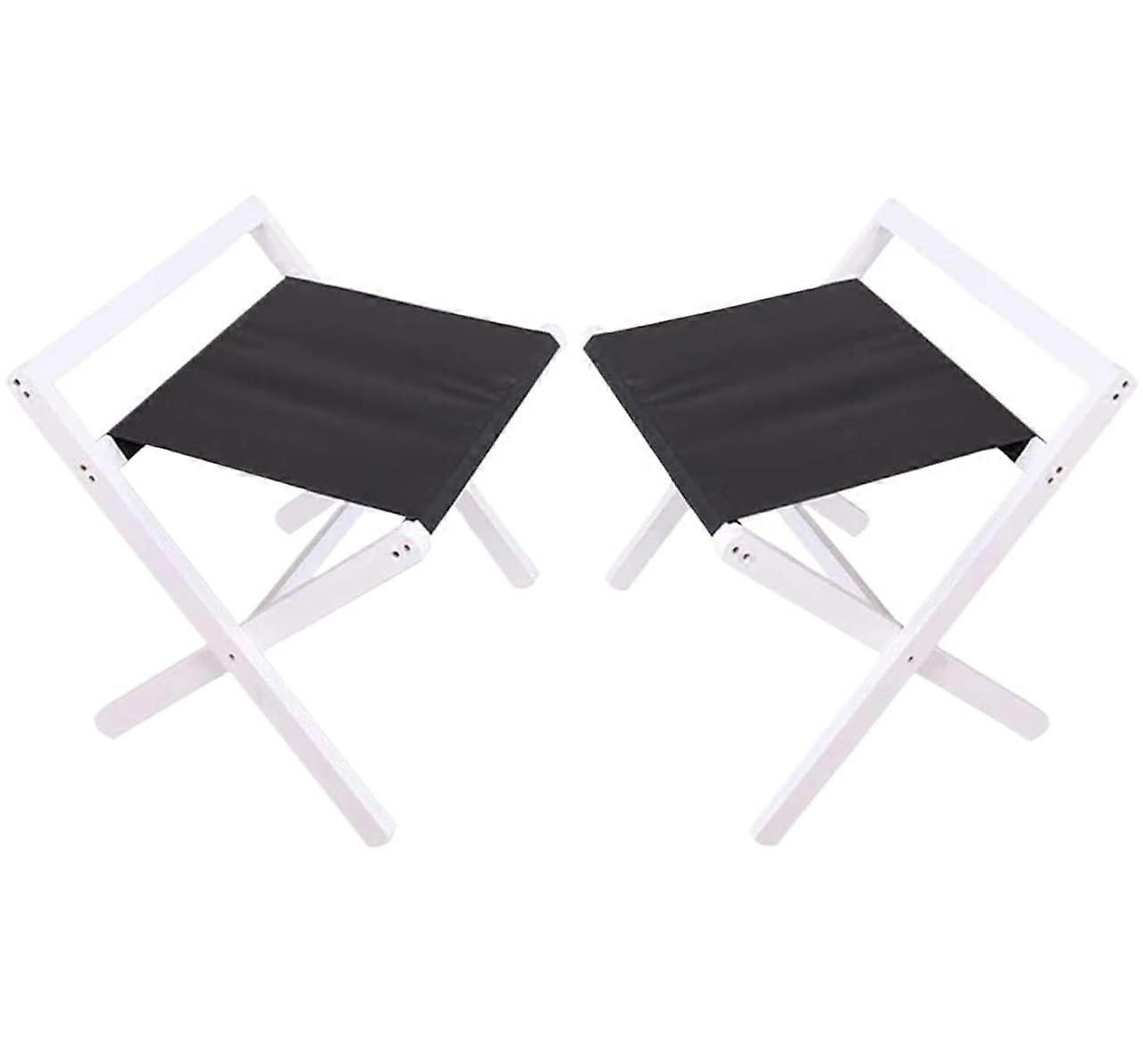 Foldable luggage rack with backrest for hotel rooms, singlelayer wooden suitcase stand for travel storage, White 56x38x55cm