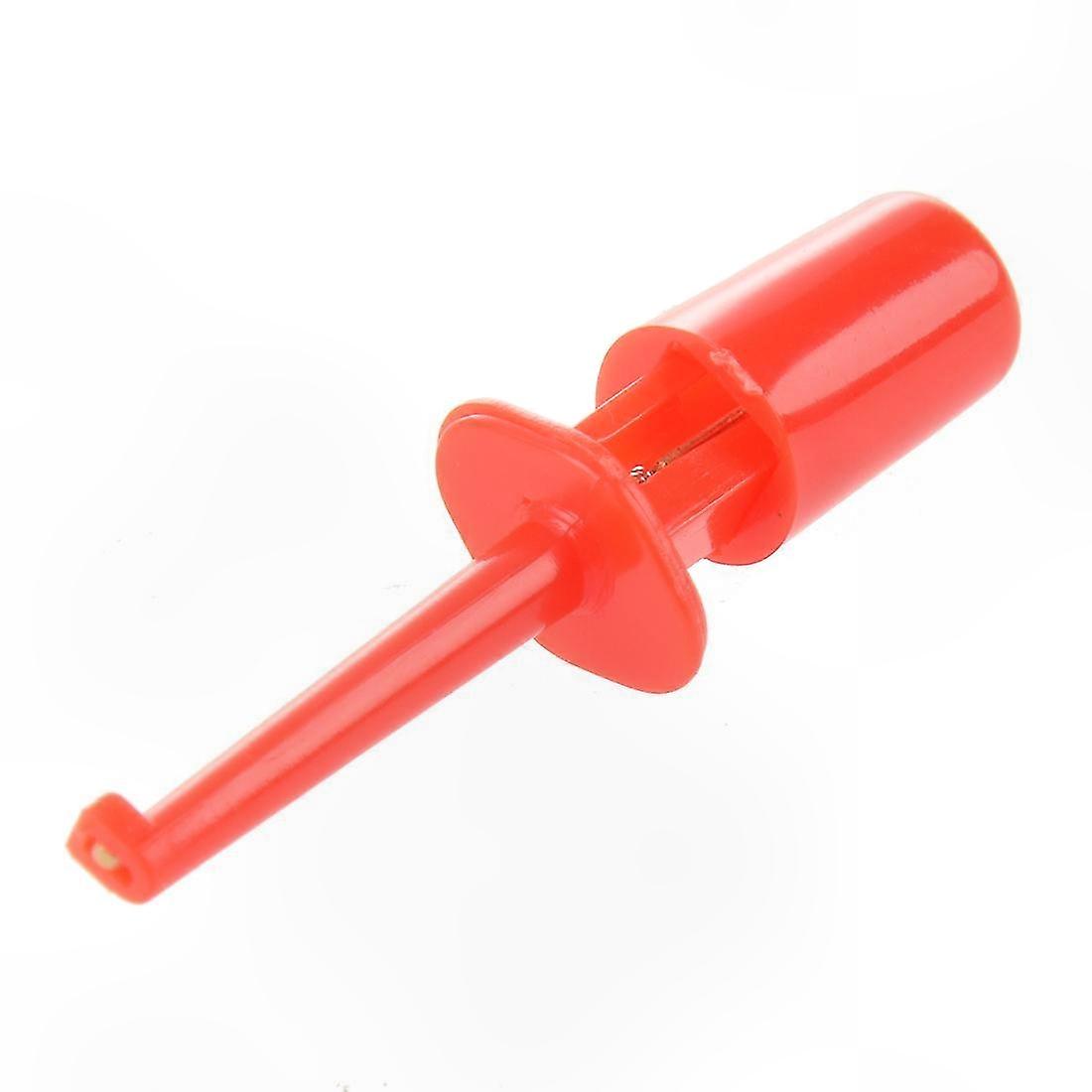 10Pcs Red Test Hooks Clip Set for Multimeter Lead Wire Connection Kit