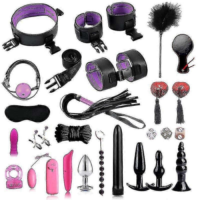 Couples Sexual Toys Combination Set with Handcuffs and Eye Patch