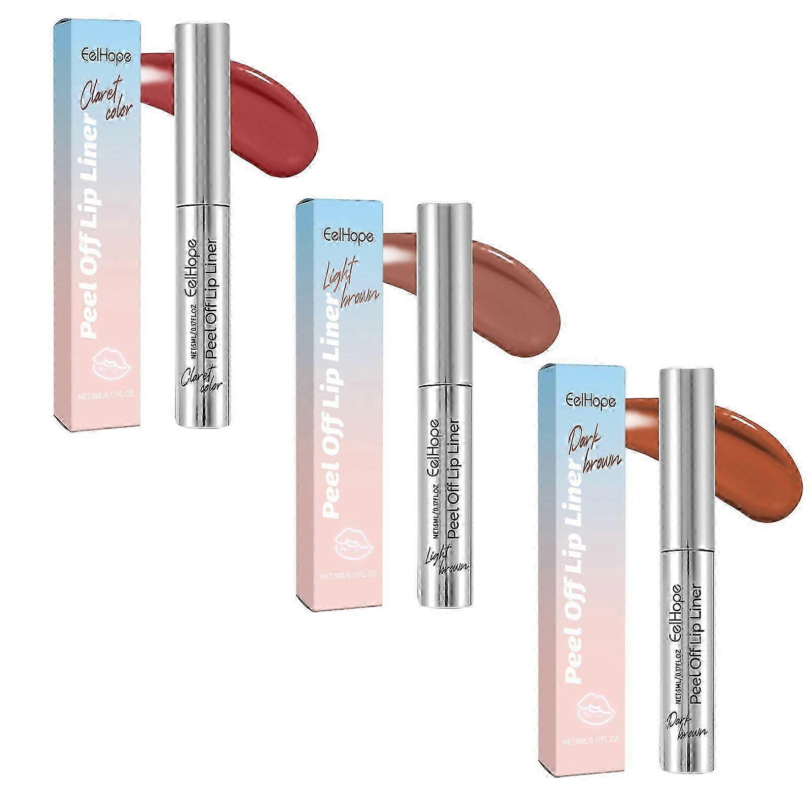 Waterproof Lip Liner Peeling Liquid - Long-Lasting, Lightweight, Moisturizing, Sweat-Proof